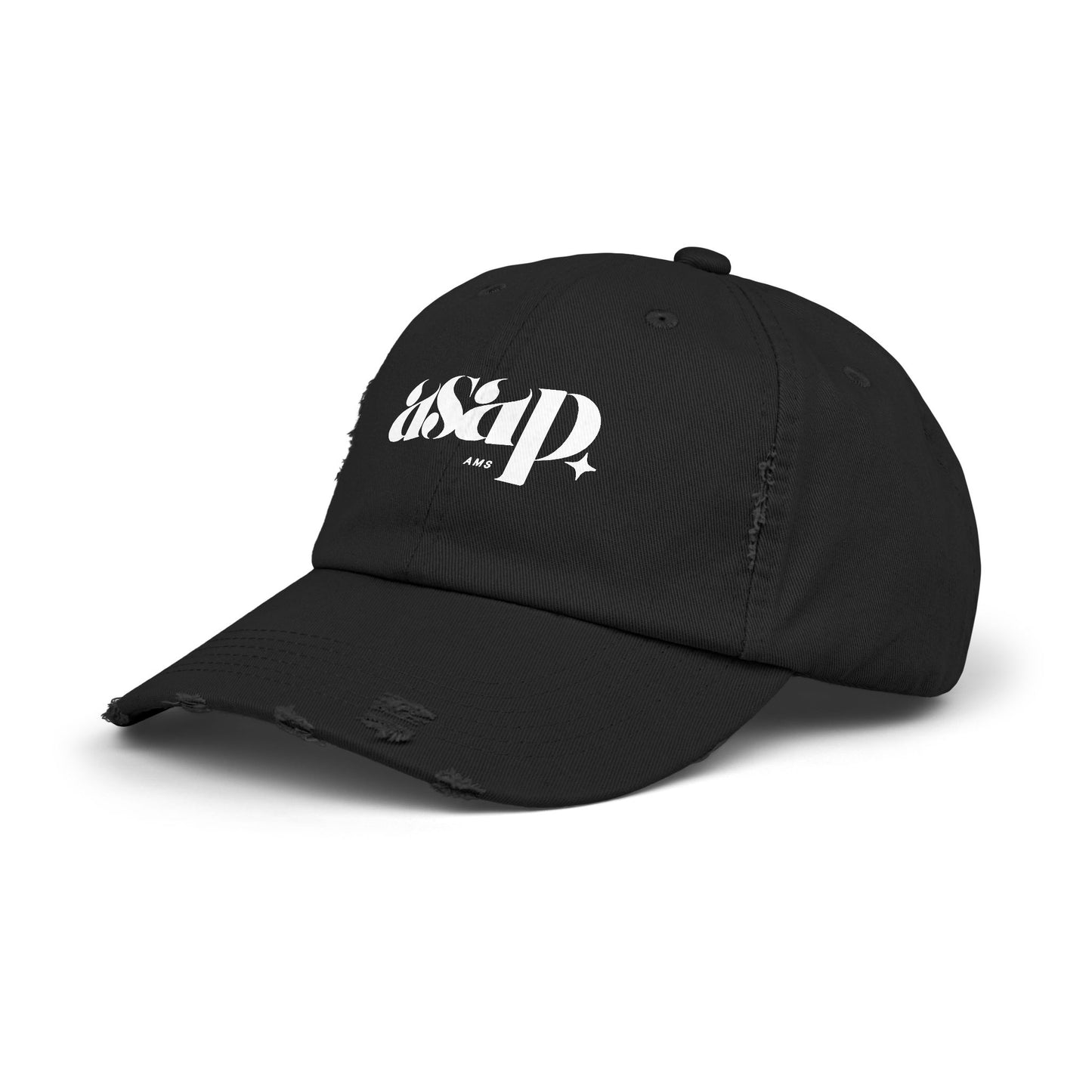 asap distressed baseball cap
