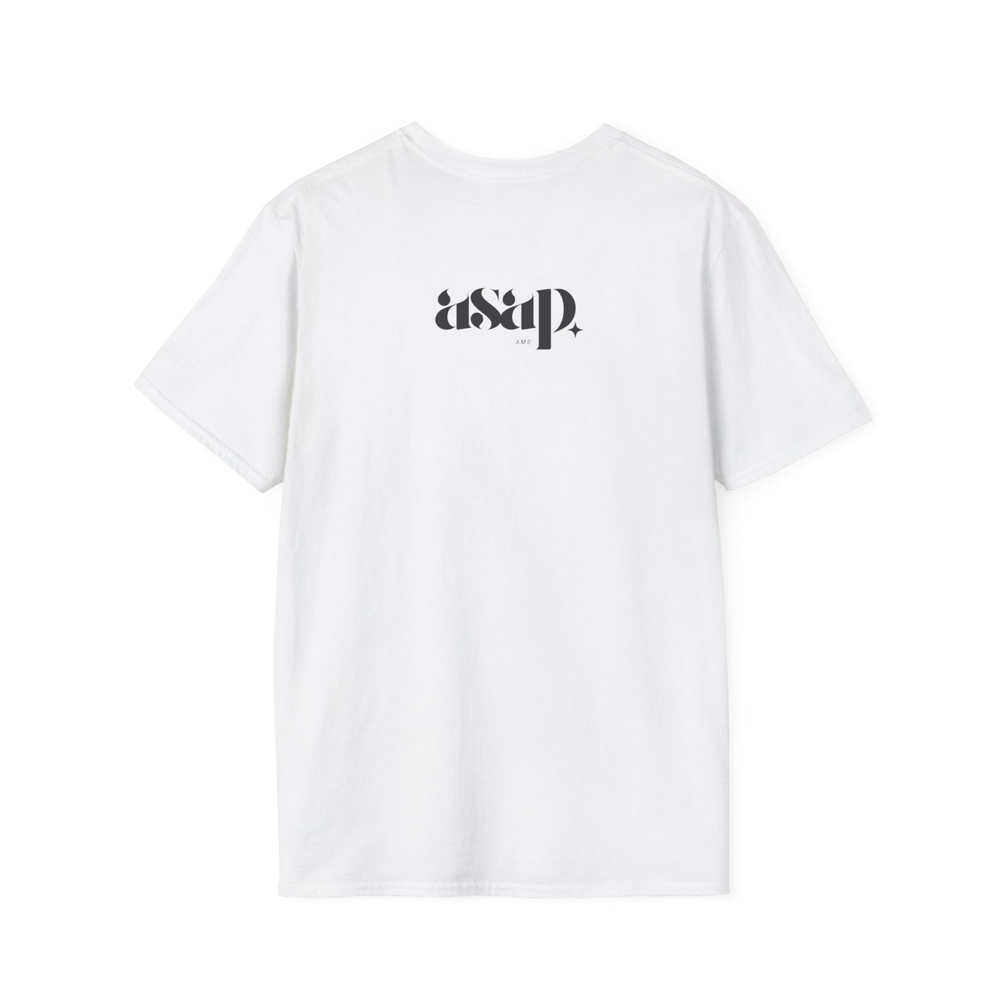 *asap ams media graphic tee (white)