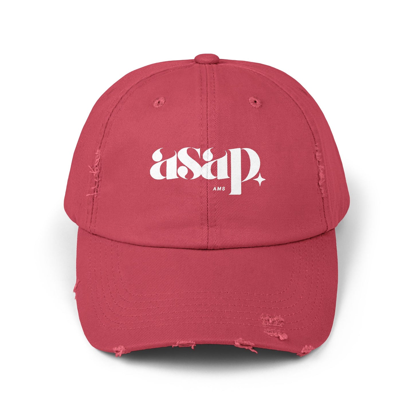 asap distressed baseball cap