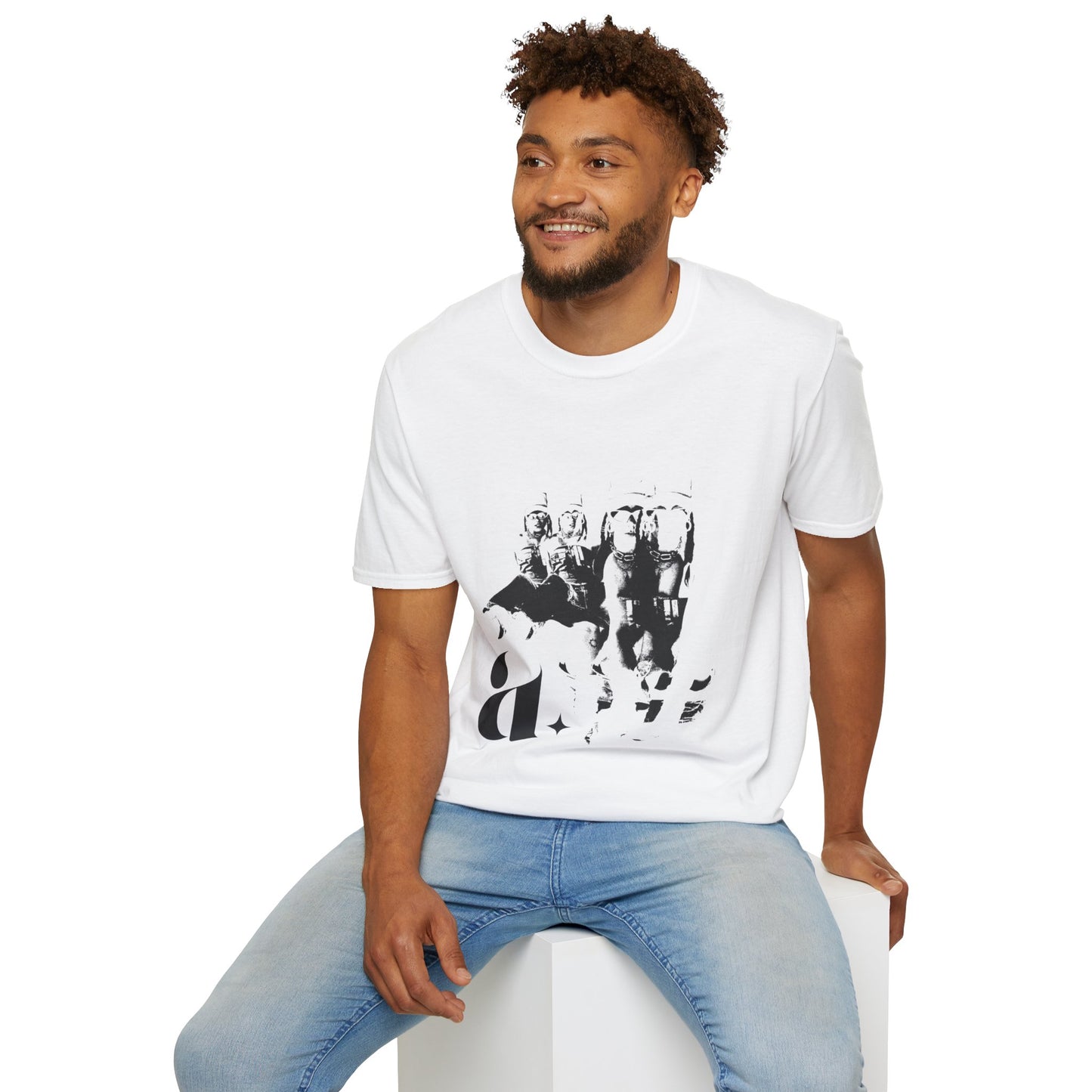 *asap ams media graphic tee (white)