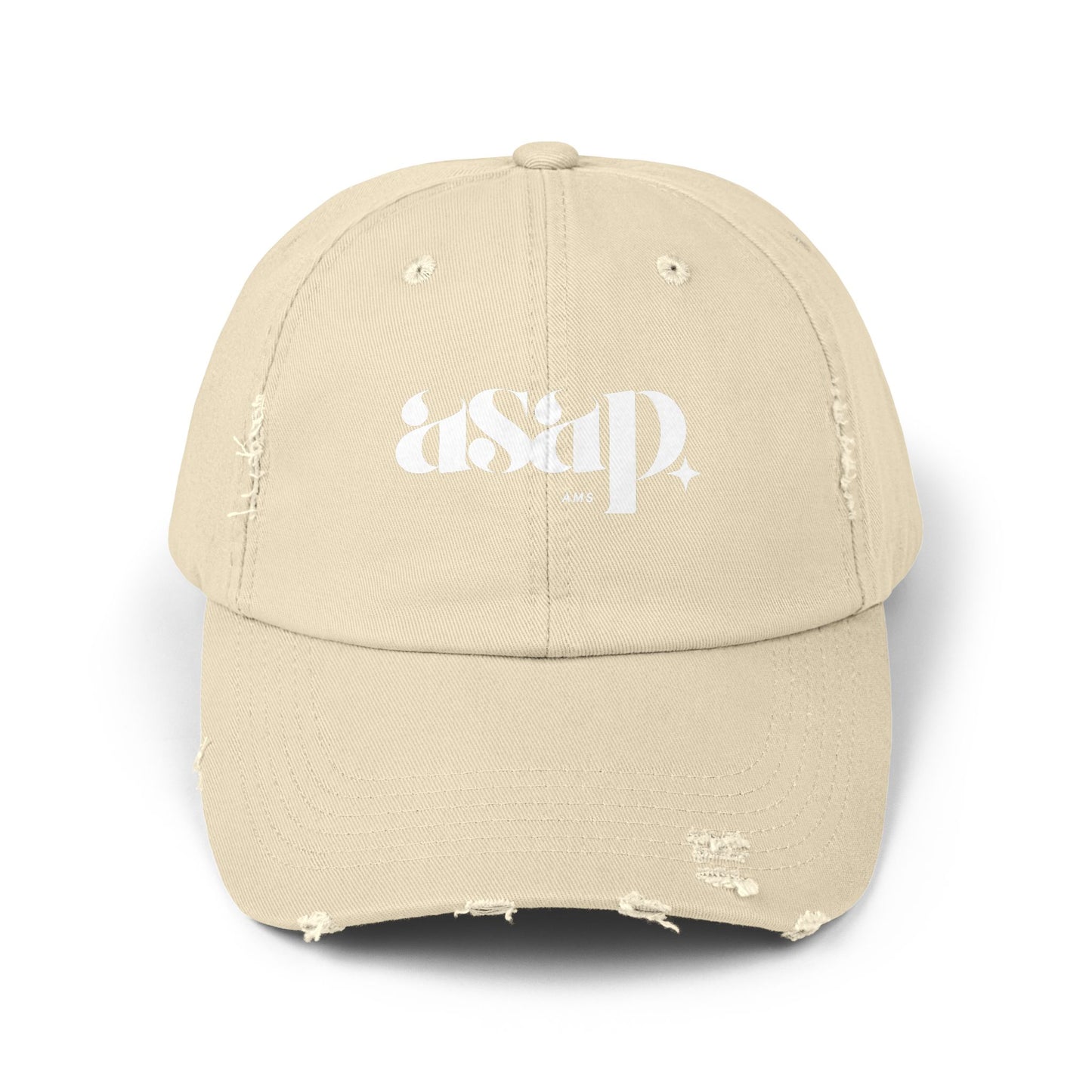 asap distressed baseball cap