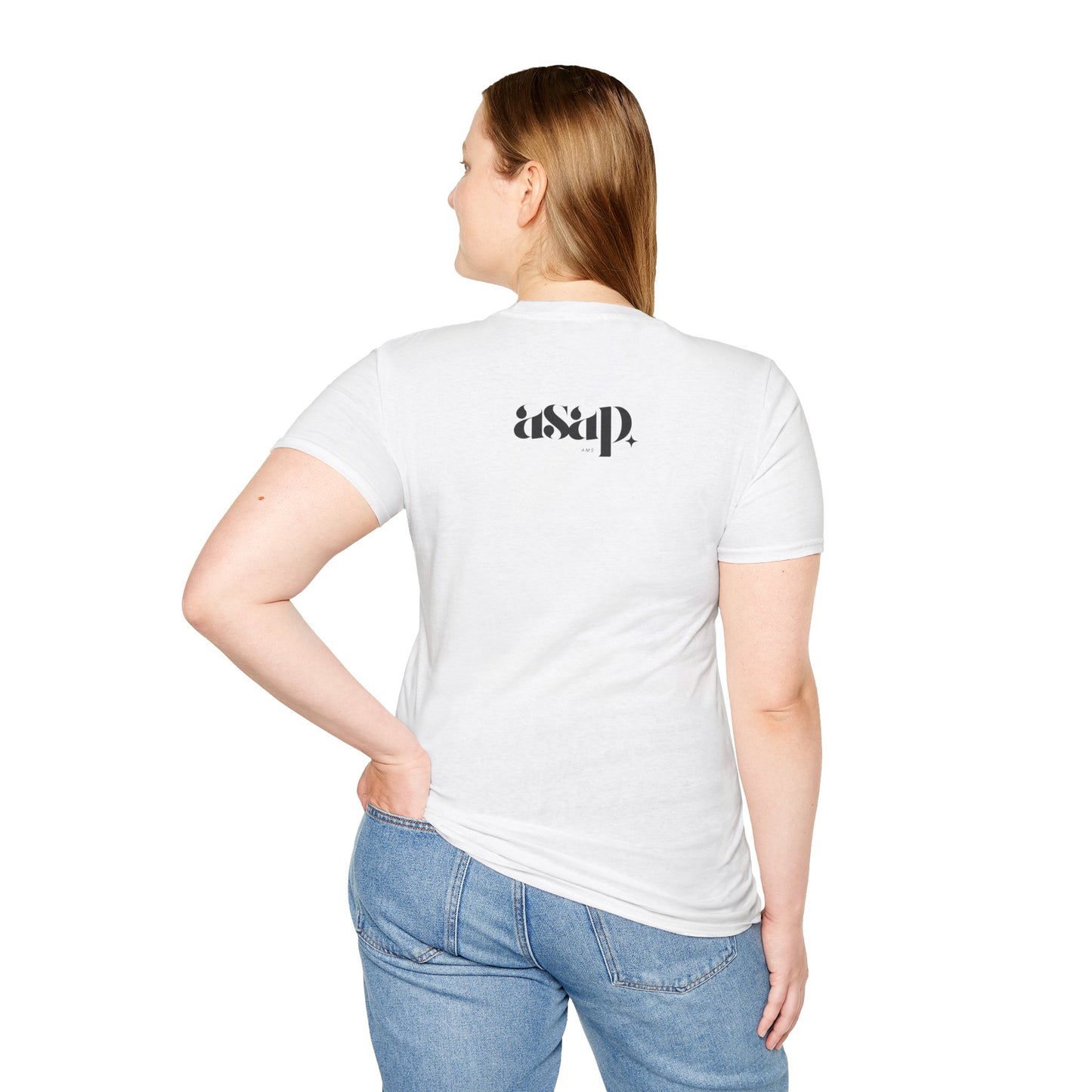 *asap ams media graphic tee (white)