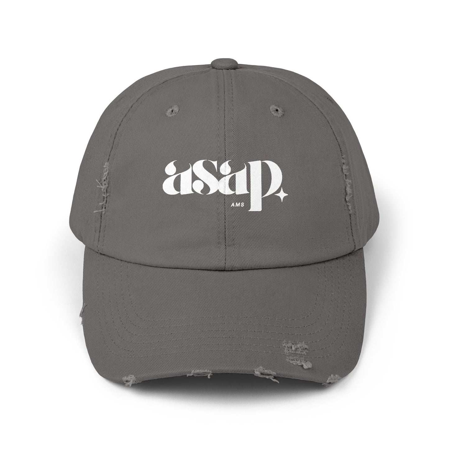 asap distressed baseball cap
