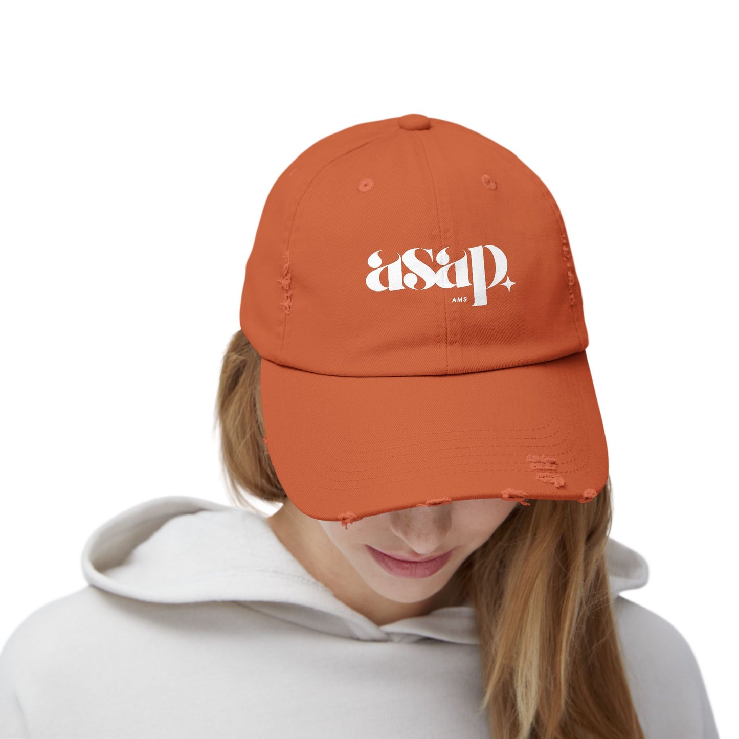 asap distressed baseball cap