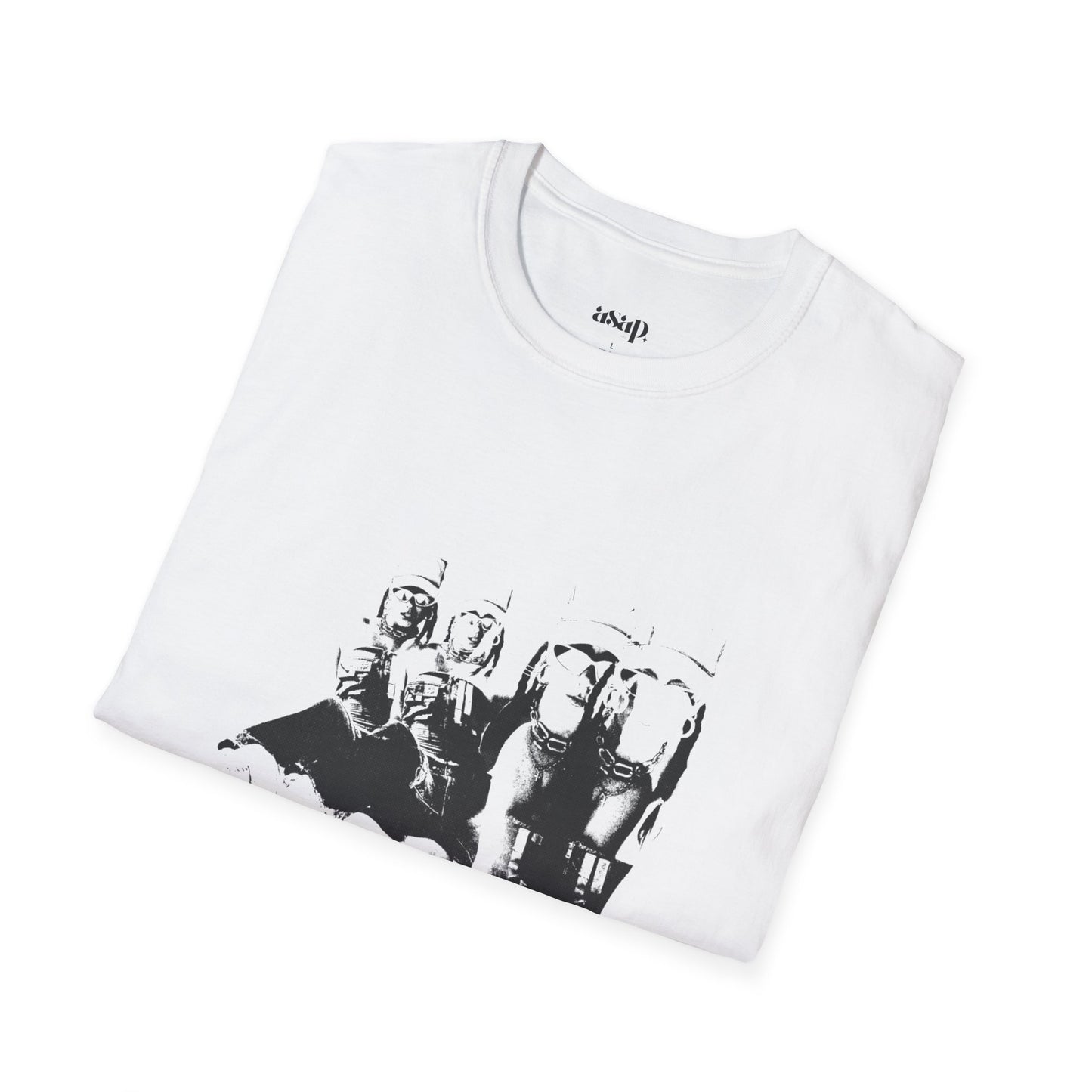 *asap ams media graphic tee (white)