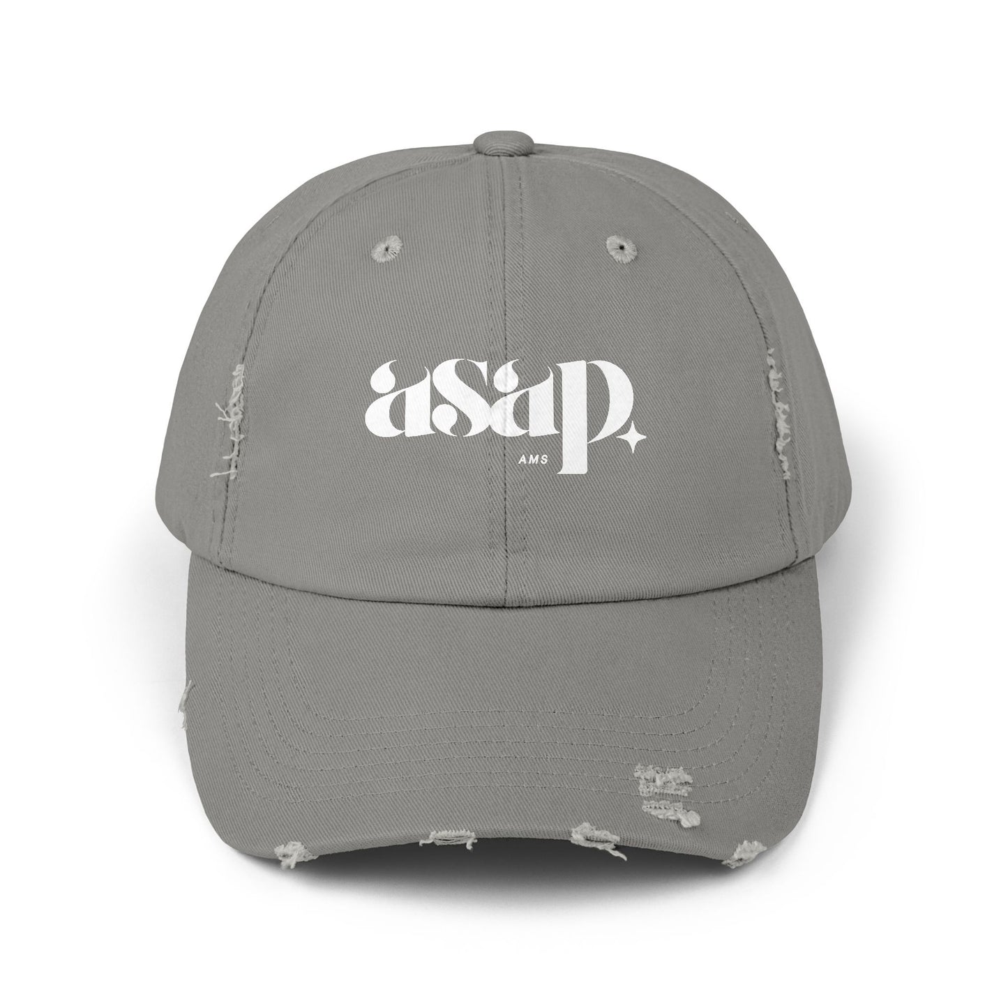 asap distressed baseball cap