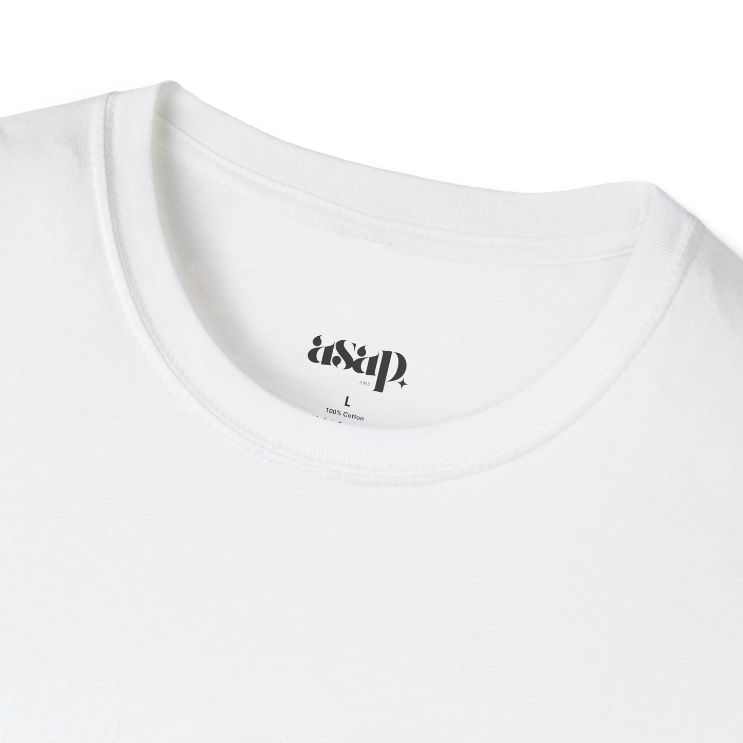 *asap ams media graphic tee (white)