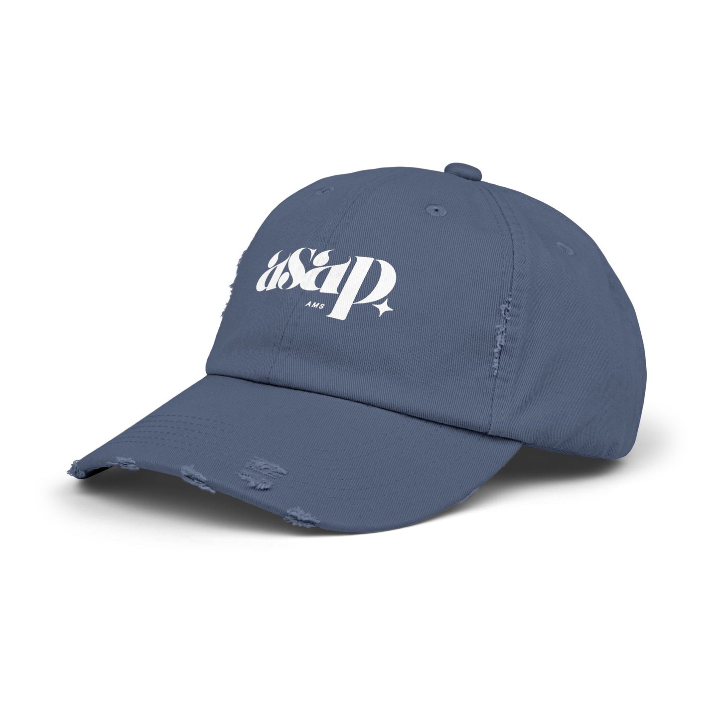 asap distressed baseball cap