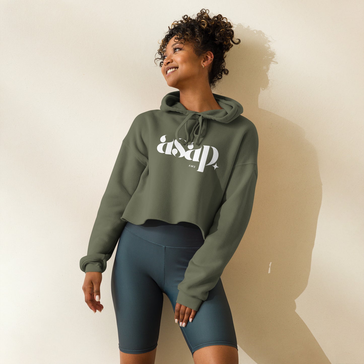 cropped hoodie